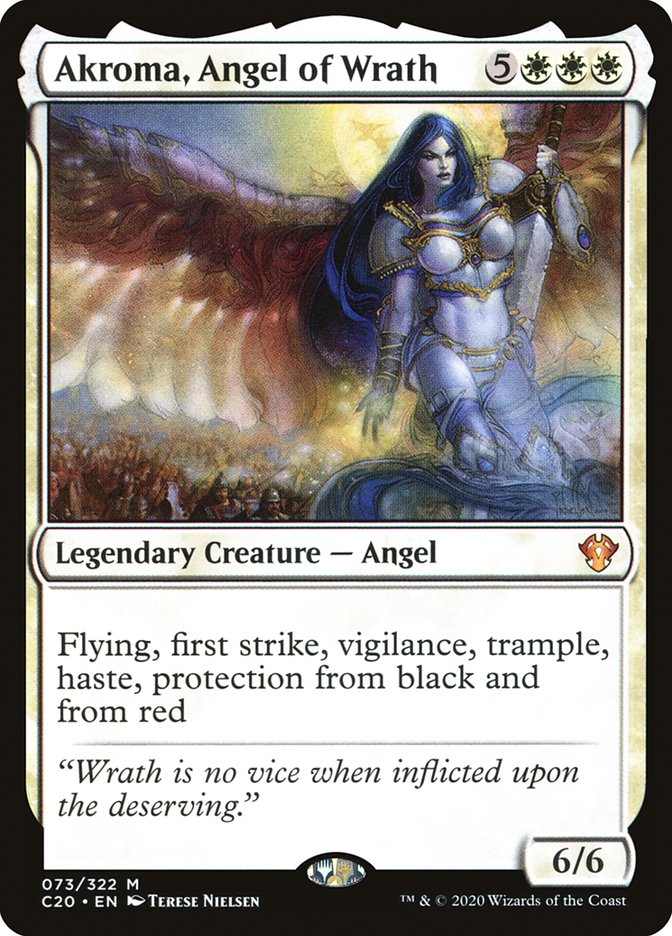 Akroma, Angel of Wrath [Commander 2020] | Yard's Games Ltd