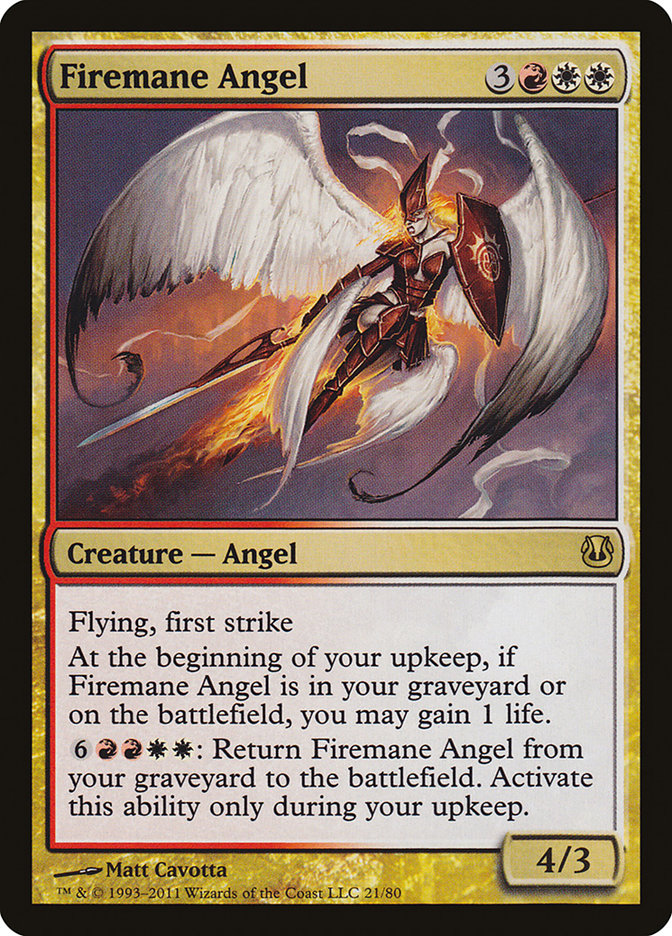 Firemane Angel [Duel Decks: Ajani vs. Nicol Bolas] | Yard's Games Ltd