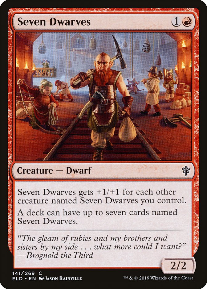Seven Dwarves [Throne of Eldraine] | Yard's Games Ltd