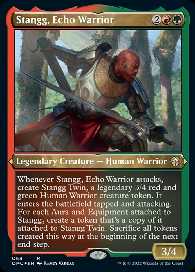 Stangg, Echo Warrior (Foil Etched) [Dominaria United Commander] | Yard's Games Ltd