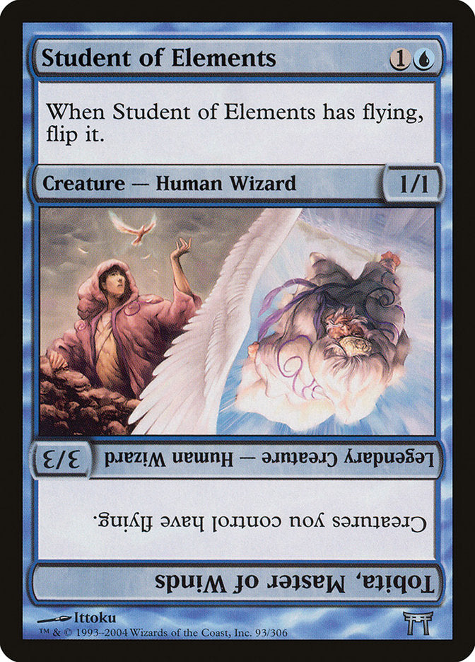 Student of Elements // Tobita, Master of Winds [Champions of Kamigawa] | Yard's Games Ltd