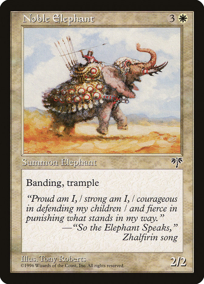 Noble Elephant [Mirage] | Yard's Games Ltd