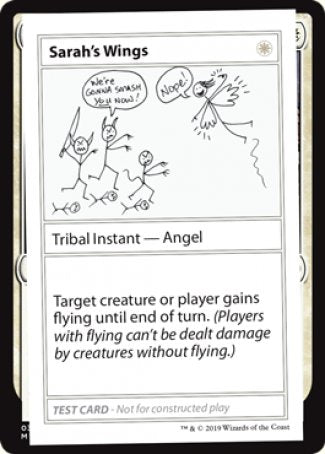 Sarah's Wings (2021 Edition) [Mystery Booster Playtest Cards] | Yard's Games Ltd