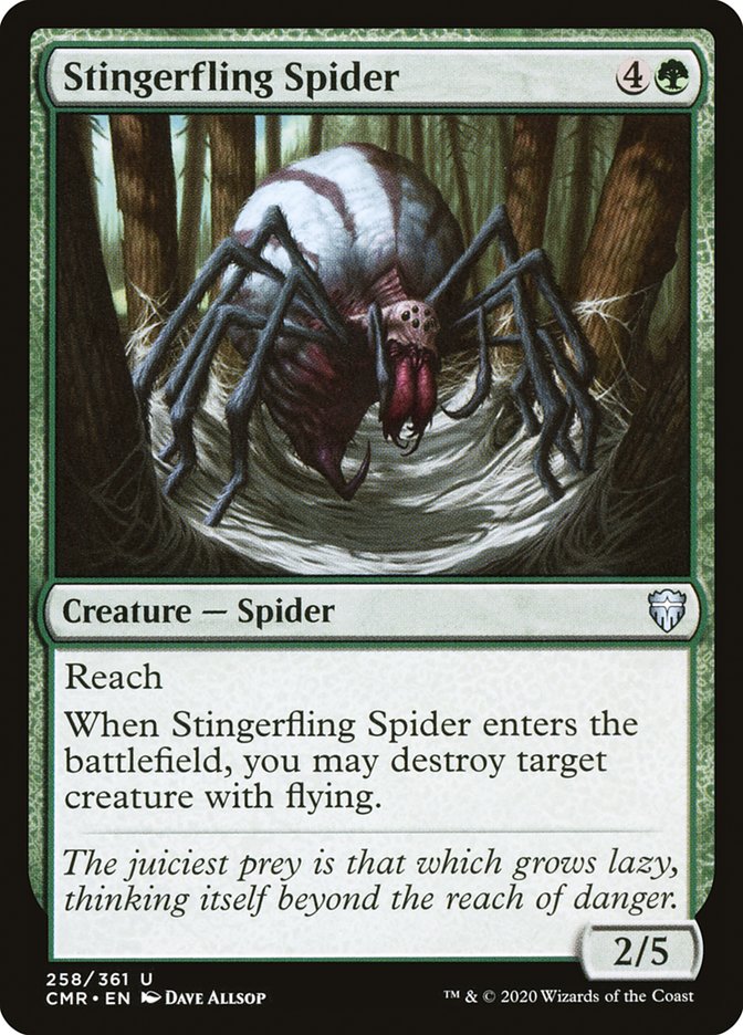 Stingerfling Spider [Commander Legends] | Yard's Games Ltd