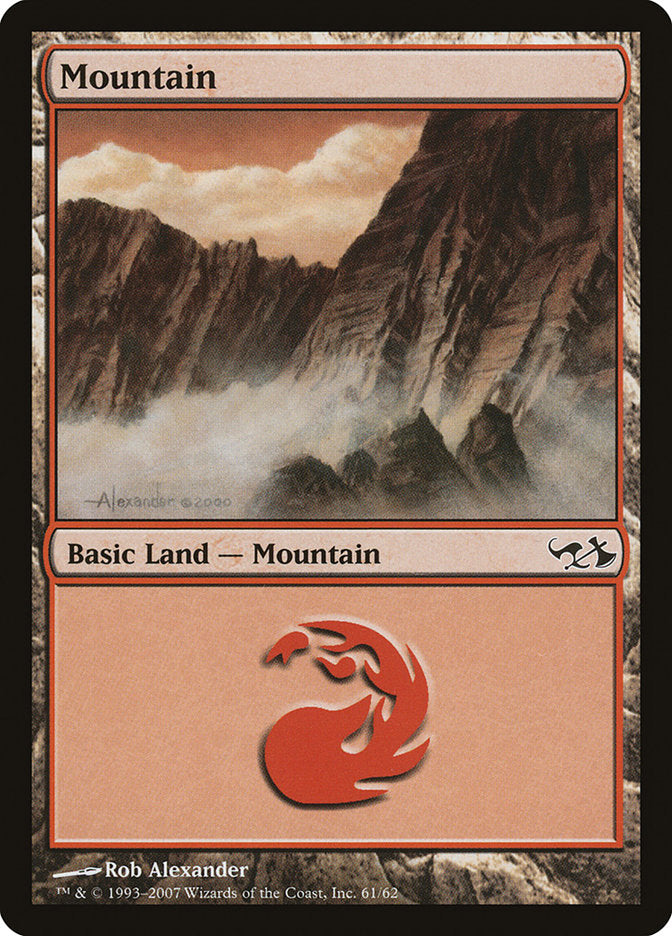 Mountain (61) [Duel Decks: Elves vs. Goblins] | Yard's Games Ltd
