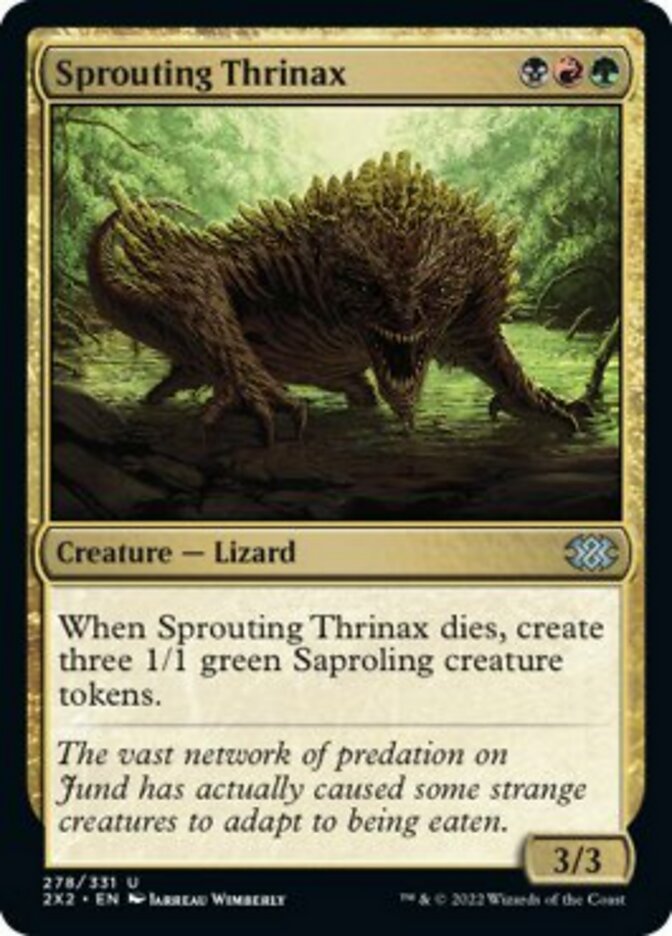 Sprouting Thrinax [Double Masters 2022] | Yard's Games Ltd