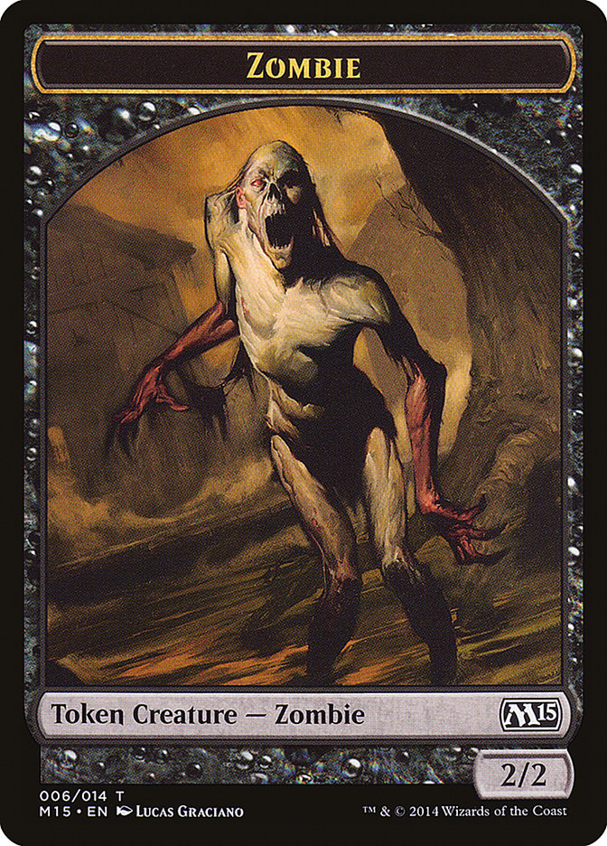 Zombie Token [Magic 2015 Tokens] | Yard's Games Ltd