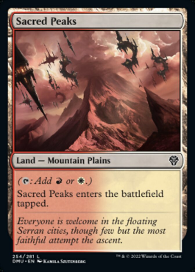 Sacred Peaks [Dominaria United] | Yard's Games Ltd