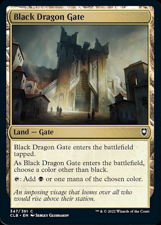 Black Dragon Gate [Commander Legends: Battle for Baldur's Gate] | Yard's Games Ltd