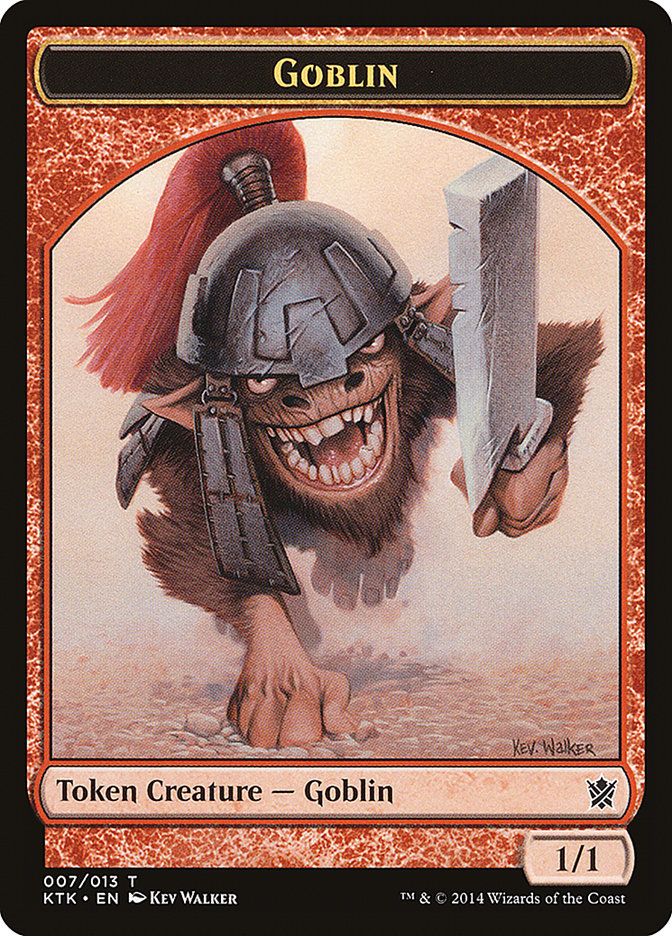 Goblin Token [Khans of Tarkir Tokens] | Yard's Games Ltd