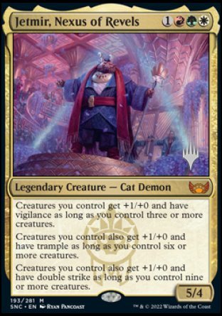 Jetmir, Nexus of Revels (Promo Pack) [Streets of New Capenna Promos] | Yard's Games Ltd