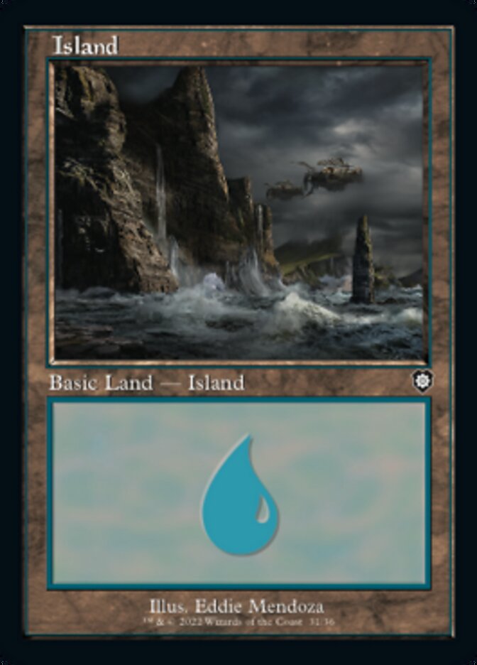 Island (031) (Retro) [The Brothers' War Commander] | Yard's Games Ltd
