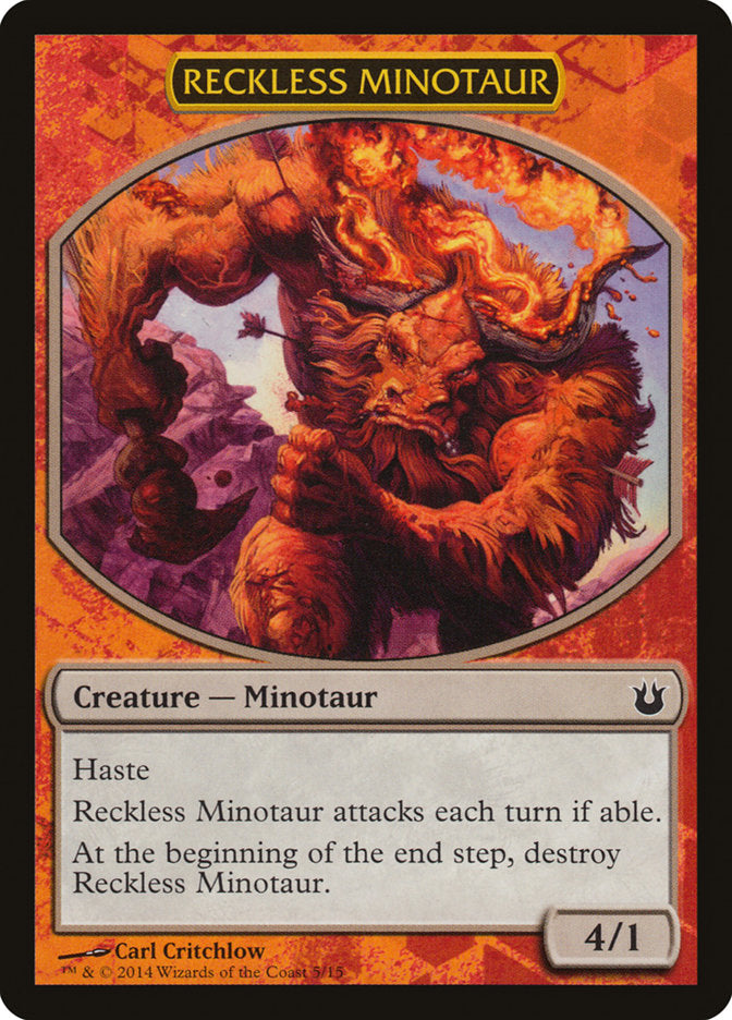 Reckless Minotaur [Born of the Gods Battle the Horde] | Yard's Games Ltd
