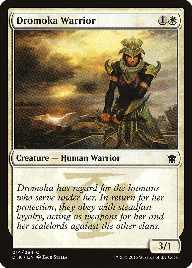 Dromoka Warrior [Dragons of Tarkir] | Yard's Games Ltd