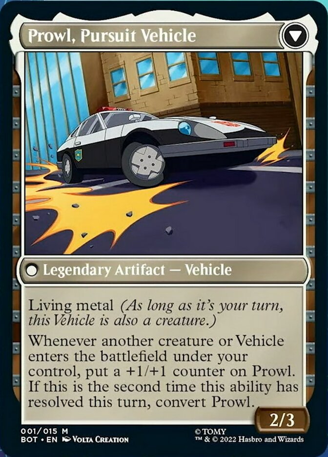 Prowl, Stoic Strategist // Prowl, Pursuit Vehicle [Transformers] | Yard's Games Ltd