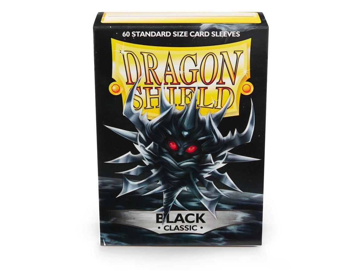 Dragon Shield Classic Black ‘Locus’ – (60ct) | Yard's Games Ltd