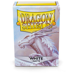 Dragon Shield Standard Matte White ‘Bounteous’ – (100ct) | Yard's Games Ltd