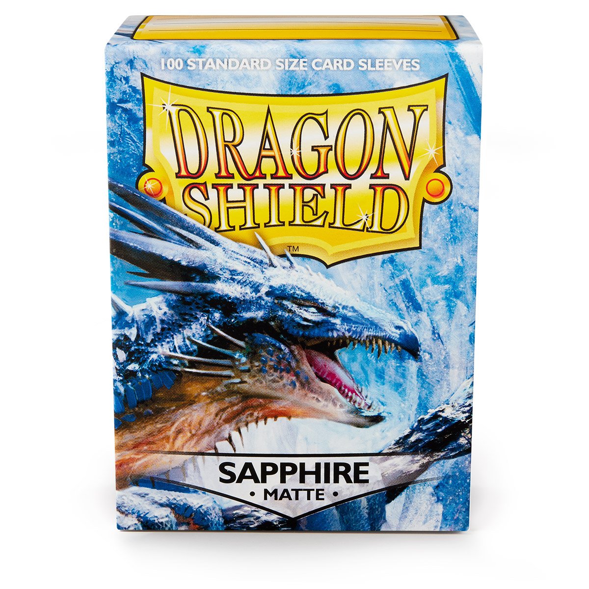 Dragon Shield Standard Matte Sapphire ‘Roiin & Royenna’ – (100ct) | Yard's Games Ltd
