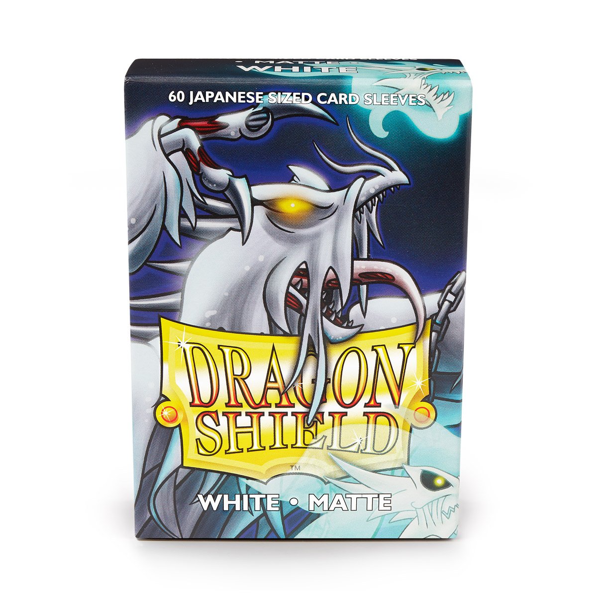 Dragon Shield Japanese Matte White ‘Yulinga’ – (60ct) | Yard's Games Ltd
