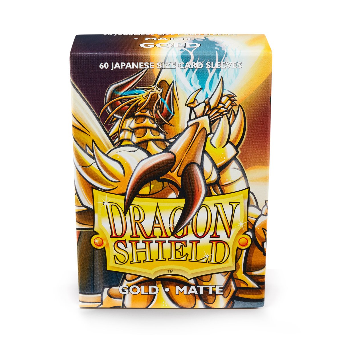 Dragon Shield Japanese Matte Gold ‘Pontifex’ – (60ct) | Yard's Games Ltd