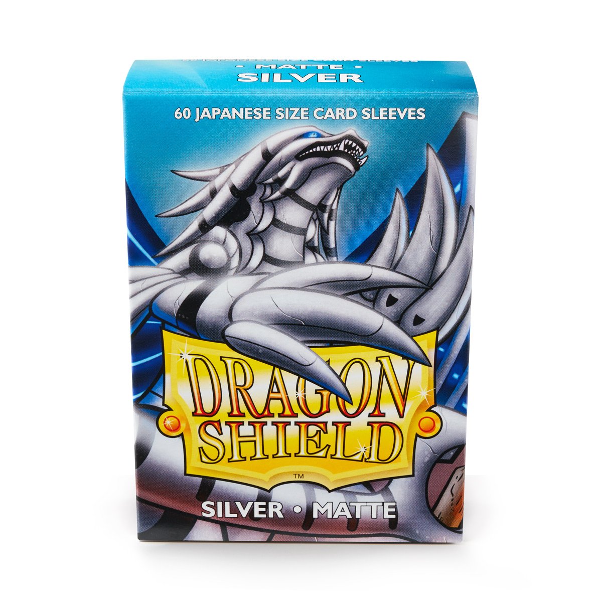 Dragon Shield Japanese Matte Silver ‘Stegazill’ – (60ct) | Yard's Games Ltd