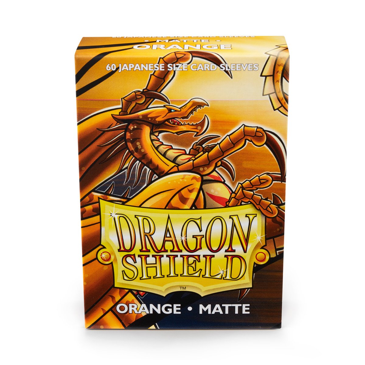 Dragon Shield Japanese Matte Orange ‘Kurang’ – (60ct) | Yard's Games Ltd