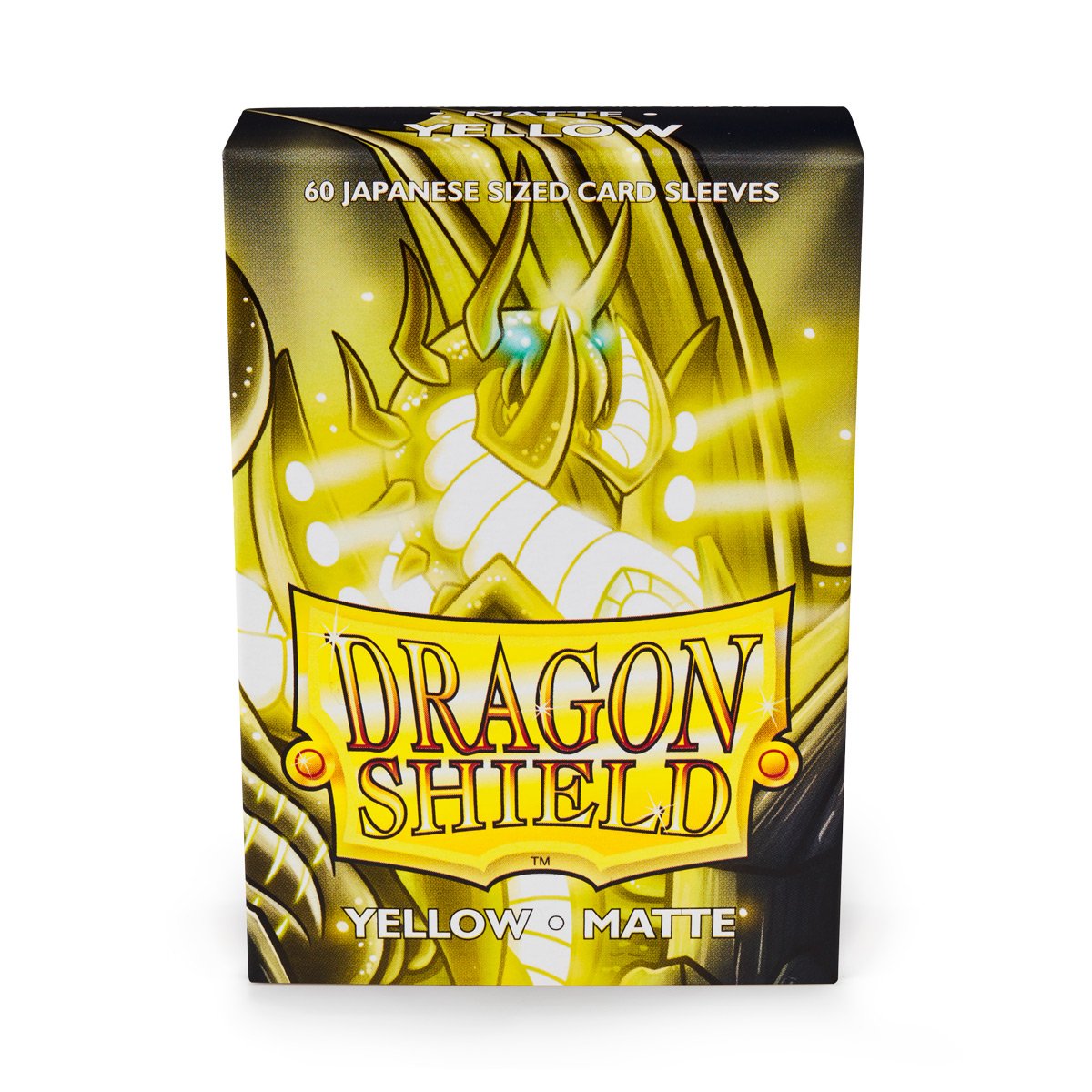 Dragon Shield Japanese Matte Yellow ‘SheSha’ – (60ct) | Yard's Games Ltd
