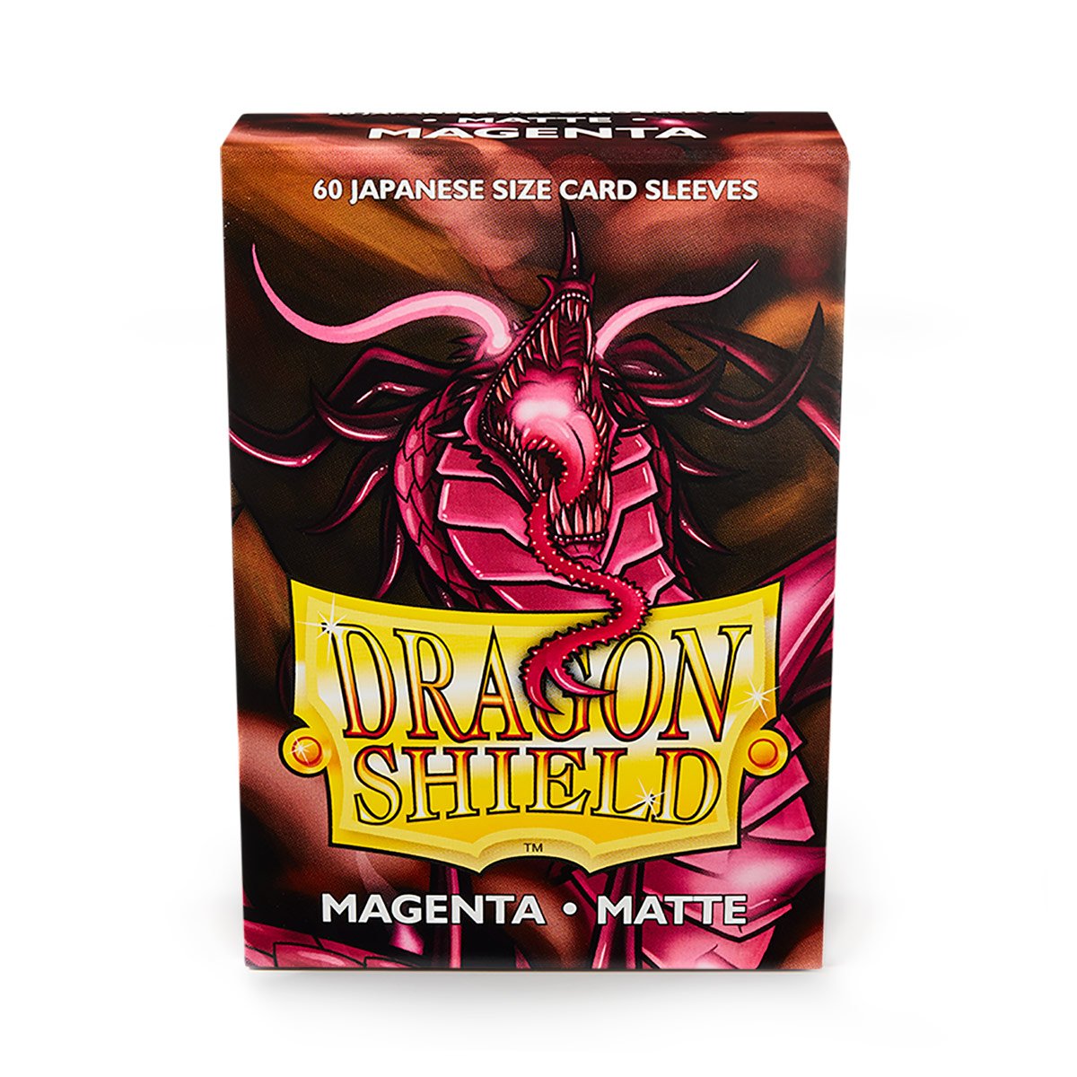Dragon Shield Japanese Matte Magenta ‘Demato’ – (60ct) | Yard's Games Ltd