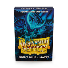 Dragon Shield Japanese Matte Night Blue ‘Delphion’ – (60ct) | Yard's Games Ltd