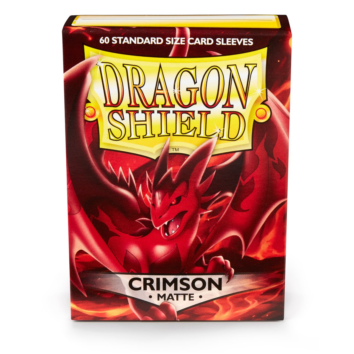 Dragon Shield Standard Matte Crimson ‘Logi’ – (60ct) | Yard's Games Ltd