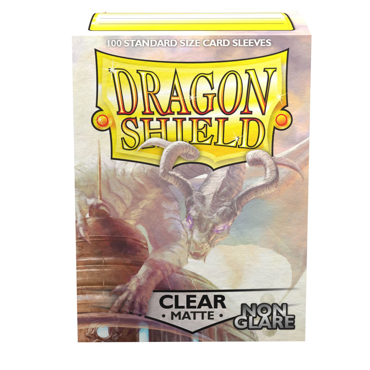 Dragon Shield Standard Matte Non-Glare Clear ‘Mantem’ – (100ct) | Yard's Games Ltd