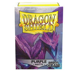 Dragon Shield Standard Matte Non-Glare Purple ‘Amifist’ – (100ct) | Yard's Games Ltd