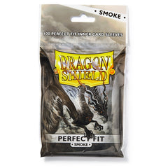 Dragon Shield Standard Perfect Fit Toploader Smoke ‘Fuligo’ – (100ct) | Yard's Games Ltd