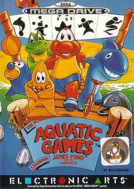 The Aquatic Games Boxed No Manual - Mega Drive | Yard's Games Ltd