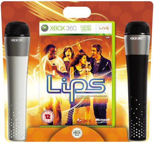 Lips XBox 360 Game with 2 wireless microphones [video game]