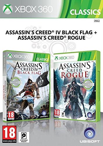 Assassin's Creed IV : Black Flag + Assassin's Creed : Rogue [Xbox 360] [Import French] (Game in English) [video game]
