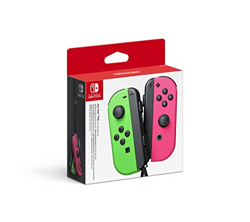 Nintendo Switch Joy-Cons - Neon Green/Neon Pink [New]