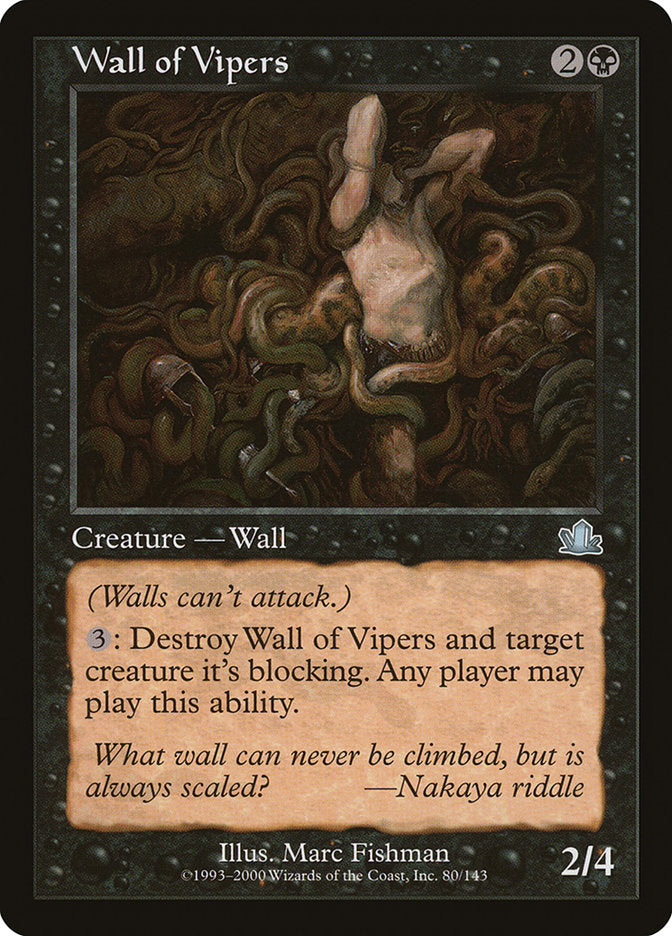 Wall of Vipers [Prophecy] | Yard's Games Ltd