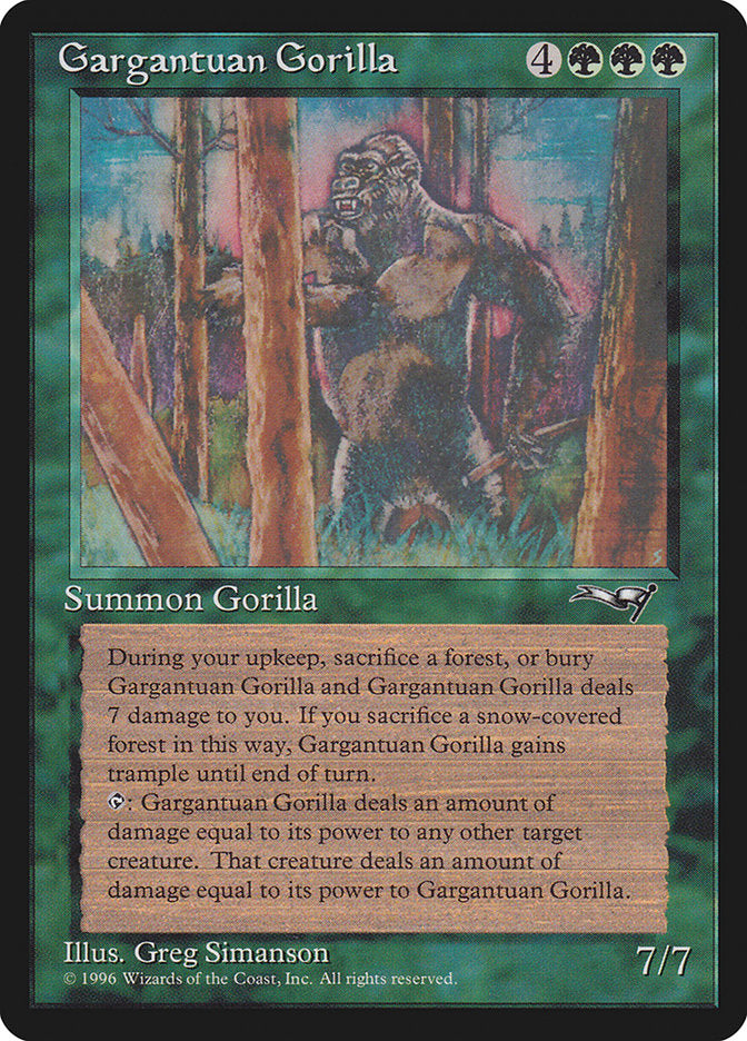 Gargantuan Gorilla [Alliances] | Yard's Games Ltd
