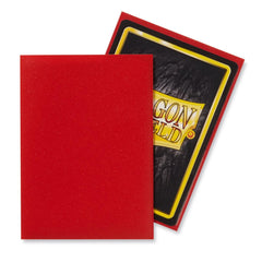 Dragon Shield: Standard 100ct Sleeves - Crimson (Matte) | Yard's Games Ltd