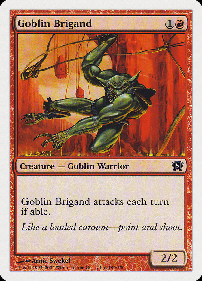 Goblin Brigand [Ninth Edition] | Yard's Games Ltd