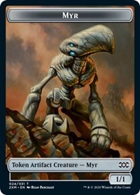 Myr (024) // Shapeshifter Double-Sided Token [Double Masters Tokens] | Yard's Games Ltd