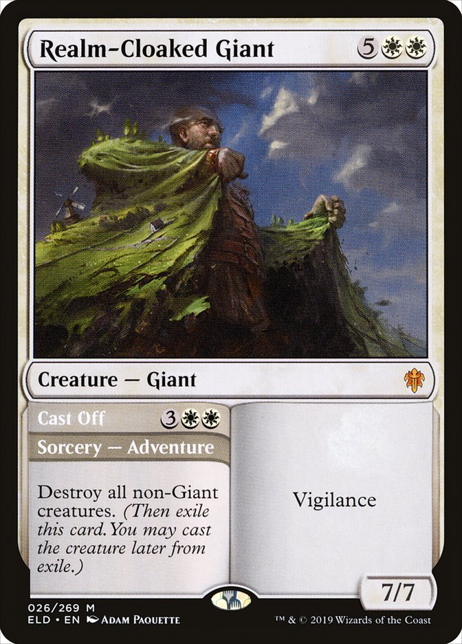 Realm-Cloaked Giant // Cast Off [Throne of Eldraine] | Yard's Games Ltd