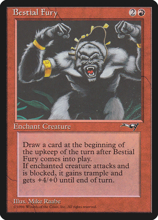 Bestial Fury (Fists Raised) [Alliances] | Yard's Games Ltd