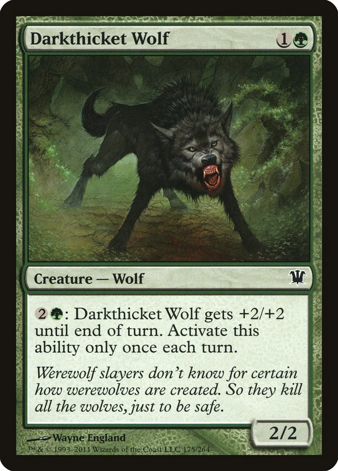 Darkthicket Wolf [Innistrad] | Yard's Games Ltd