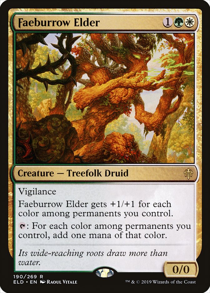 Faeburrow Elder [Throne of Eldraine] | Yard's Games Ltd