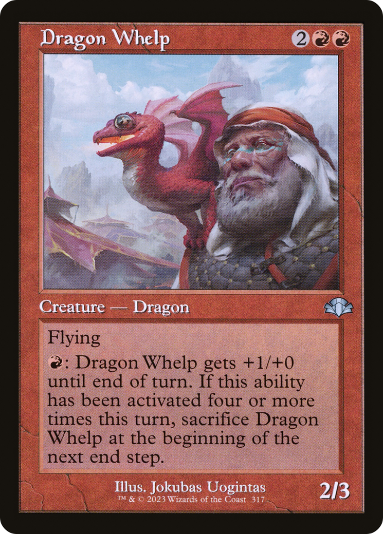 Dragon Whelp (Retro) [Dominaria Remastered] | Yard's Games Ltd
