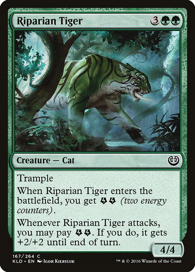Riparian Tiger [Kaladesh] | Yard's Games Ltd