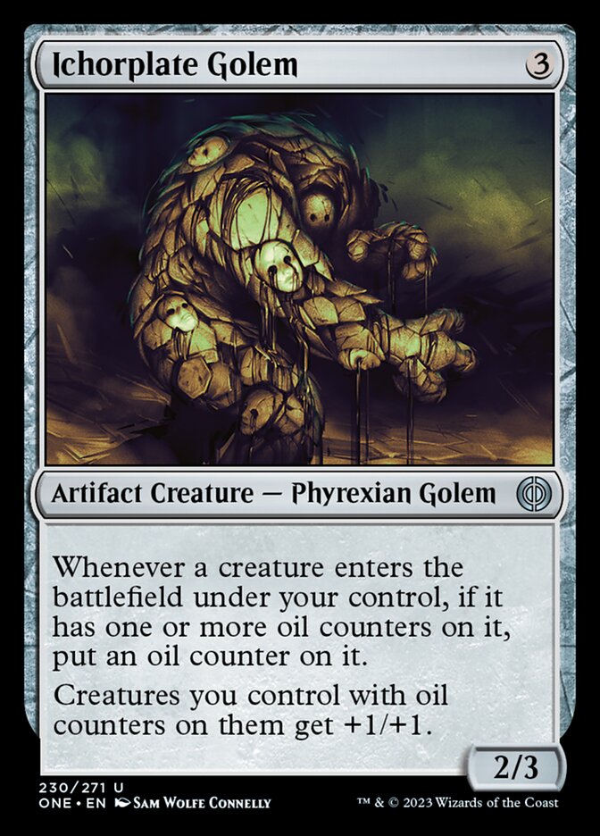 Ichorplate Golem [Phyrexia: All Will Be One] | Yard's Games Ltd