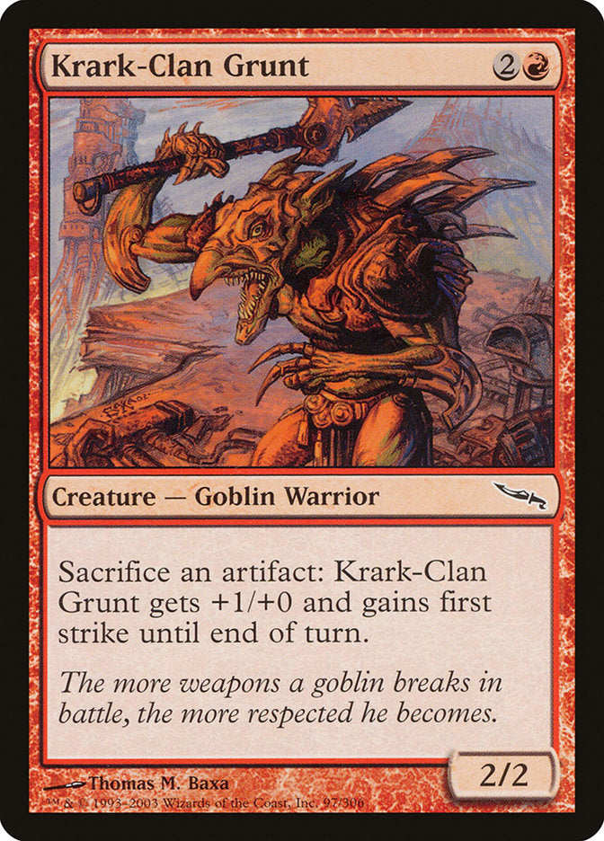 Krark-Clan Grunt [Mirrodin] | Yard's Games Ltd